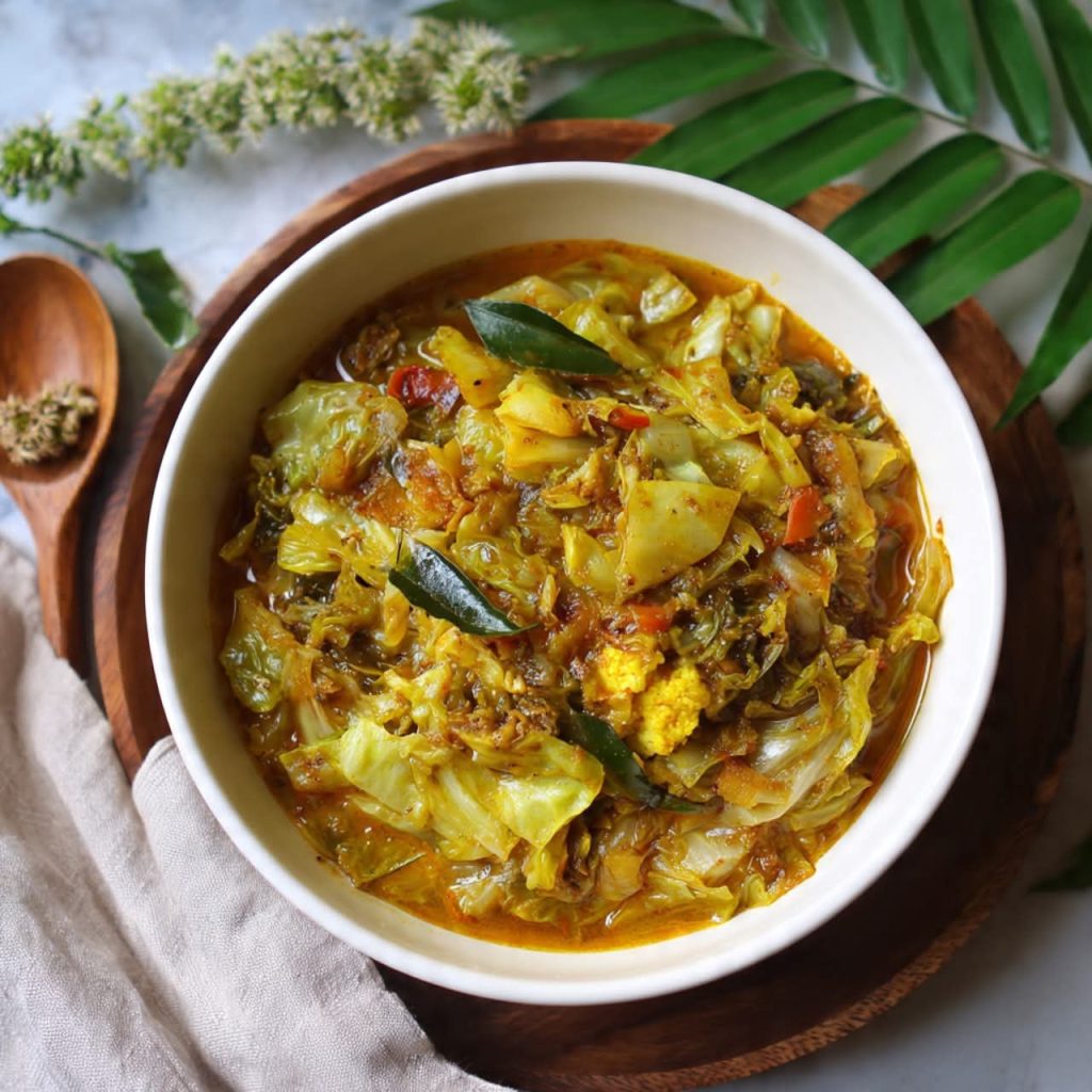 Tofu and cabbage stew